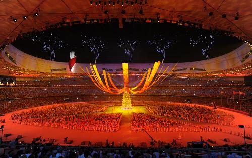 8月24日晚,第29屆夏季奧林匹克運動會閉幕式在北京國家體育場--“鳥巢”舉行。 新華社記者 趙鵬 攝