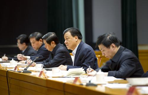 1月7日,新進中央委員會的委員、候補委員學(xué)習(xí)貫徹黨的十八大精神研討班在中共中央黨校結(jié)業(yè)。中共中央政治局常委劉云山出席結(jié)業(yè)式并作總結(jié)講話。新華社記者 黃敬文 攝