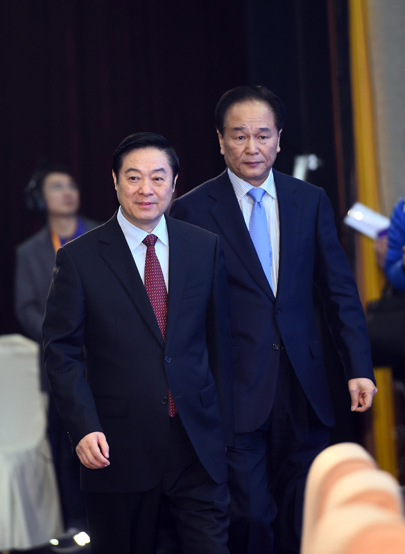 12月1日，首屆金磚國家媒體峰會在北京開幕。中共中央政治局委員、中央書記處書記、中宣部部長劉奇葆出席峰會開幕式并致辭。