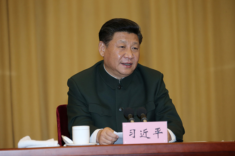 12月25日，中共中央總書記、國家主席、中央軍委主席習(xí)近平視察解放軍報社，代表黨中央和中央軍委，對解放軍報創(chuàng)刊60周年表示熱烈的祝賀，向報社全體工作人員和離退休老同志，向全軍新聞工作者致以誠摯的問候。這是習(xí)近平發(fā)表重要講話。