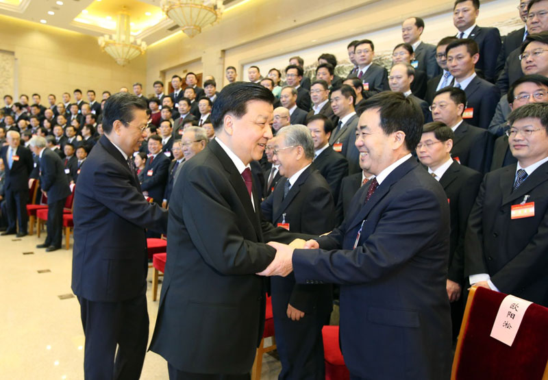 3月23日,全國(guó)黨建研究會(huì)第六次會(huì)員代表大會(huì)在北京召開(kāi)。中共中央政治局常委、中央書(shū)記處書(shū)記劉云山會(huì)見(jiàn)與會(huì)代表并講話。 3月23日,全國(guó)黨建研究會(huì)第六次會(huì)員代表大會(huì)在北京召開(kāi)。中共中央政治局常委、中央書(shū)記處書(shū)記劉云山會(huì)見(jiàn)與會(huì)代表并講話。