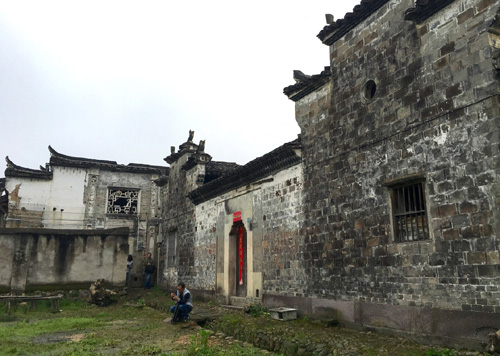 浙江麗水市松陽縣山下陽村內(nèi)的古建筑，這個村落初建于清乾隆年間（4月14日攝）。