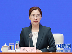 1國務院新聞辦新聞局副局長、新聞發(fā)言人壽小麗_large.jpg
