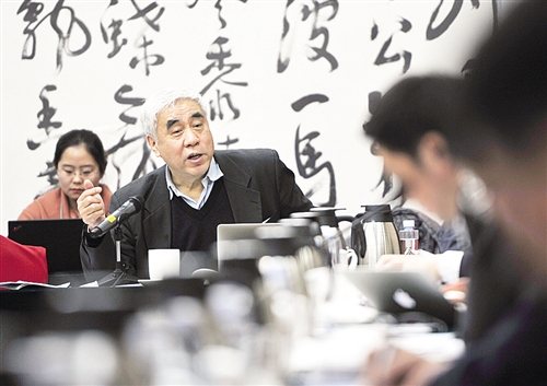 3月9日下午，全國(guó)政協(xié)醫(yī)衛(wèi)界舉行小組會(huì)議。趙平委員在發(fā)言中闡述分診醫(yī)療的重要性。翟天雪 攝